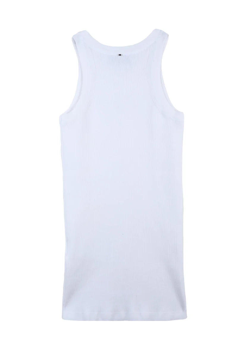 Sportmax Top Aia in Viscosa e Poliestere - Bianco