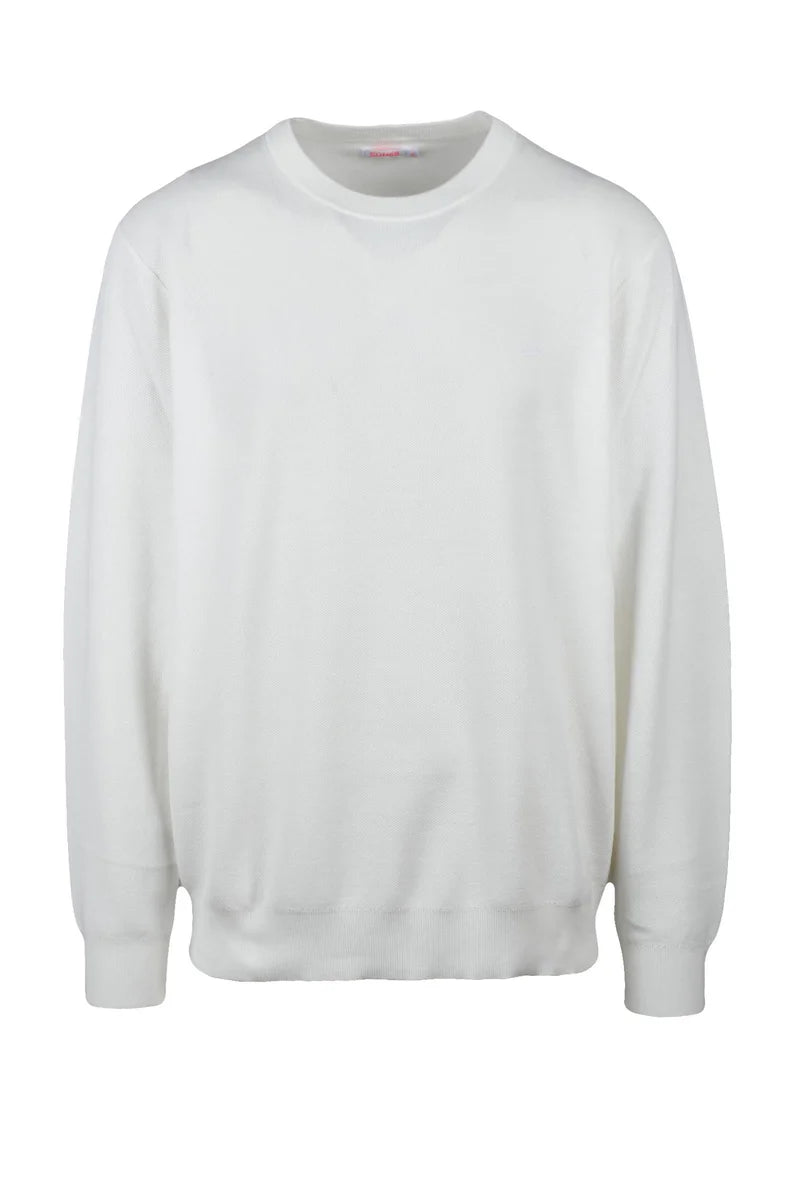 Sun68 Maglia Girocollo - Bianco