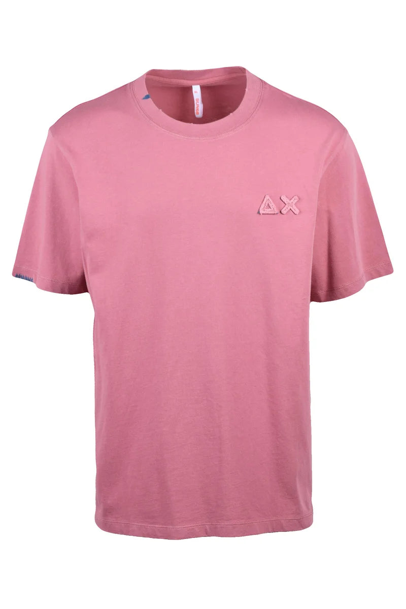 Sun68 T-shirt Uomo - Rosa Antico