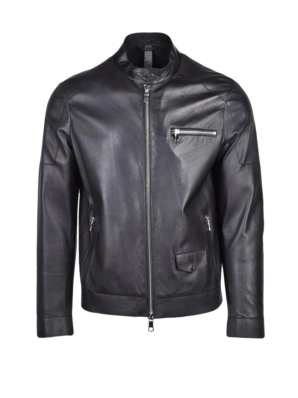 The Jack Leathers Giacca Pelle Bandit - Nero