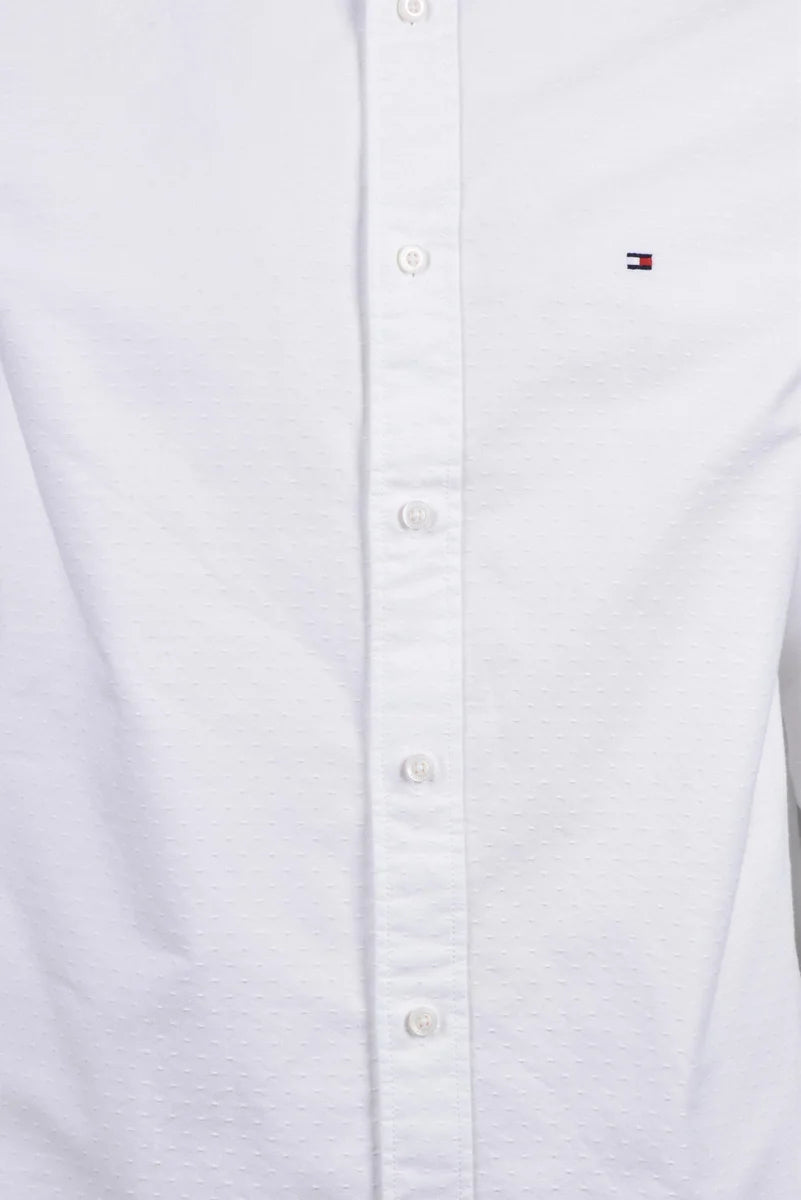 Tommy Hilfiger Camicia Regular Fit - Bianco