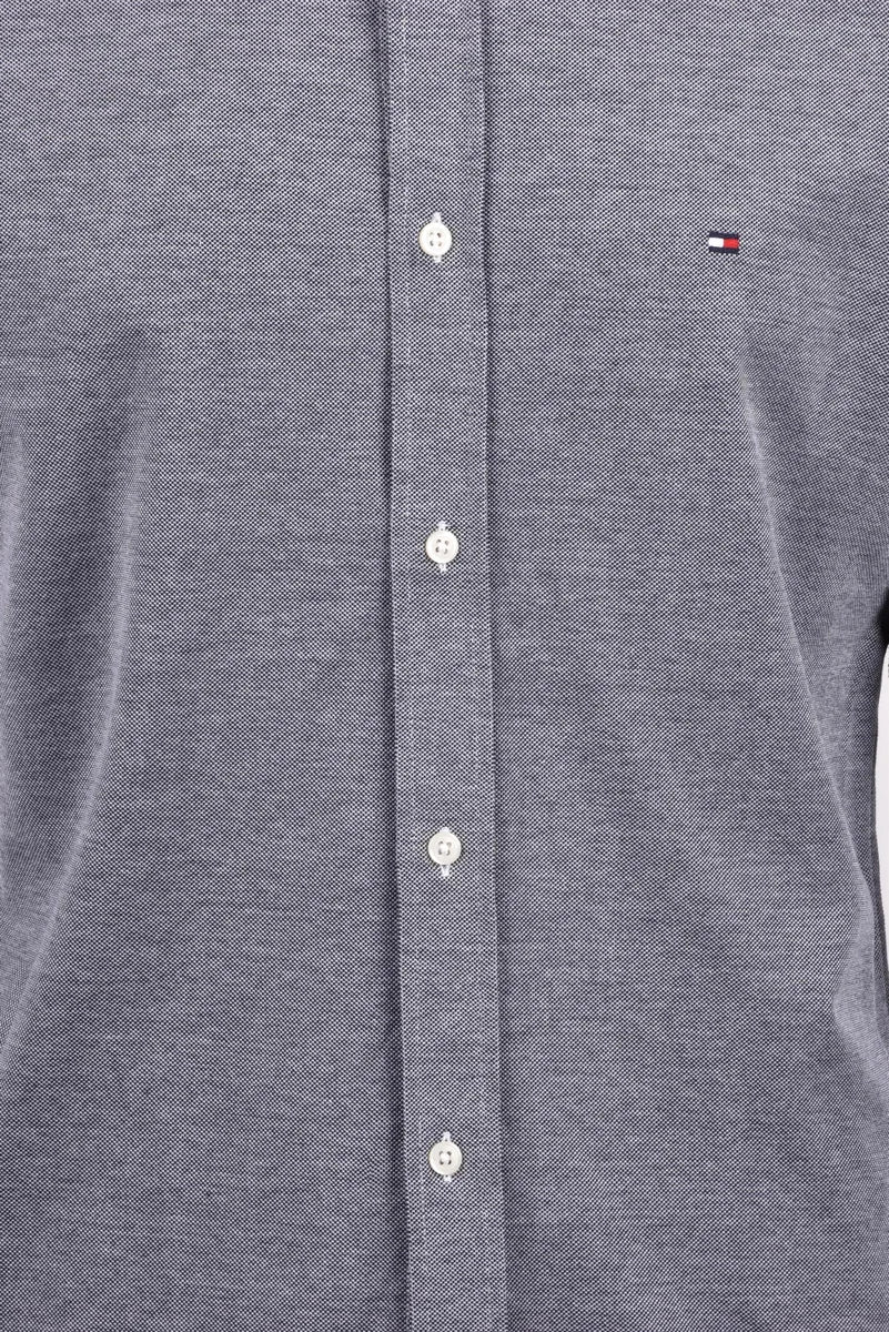 Tommy Hilfiger Camicia Slim Fit Knitted - Blu