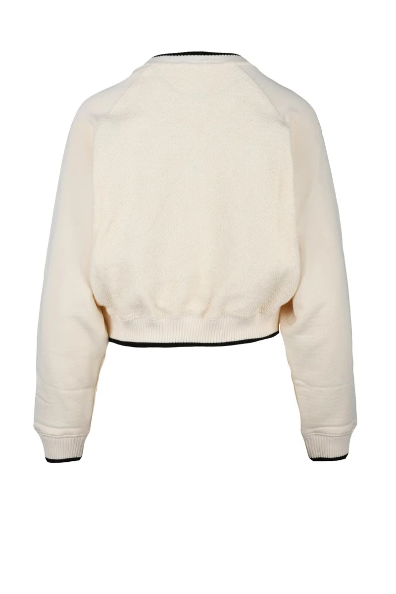 Tommy Hilfiger Felpa Corta - Cream