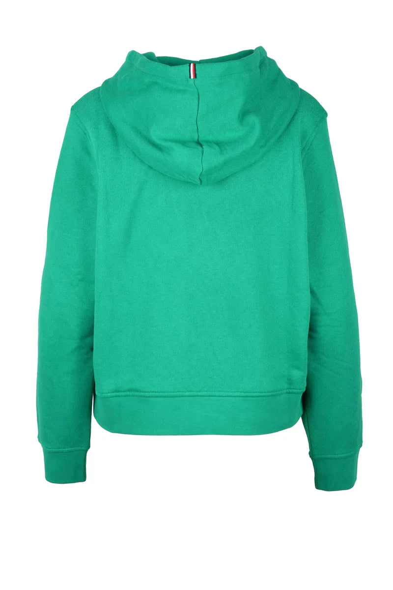 Tommy Hilfiger Felpa Corta Cappuccio - Verde