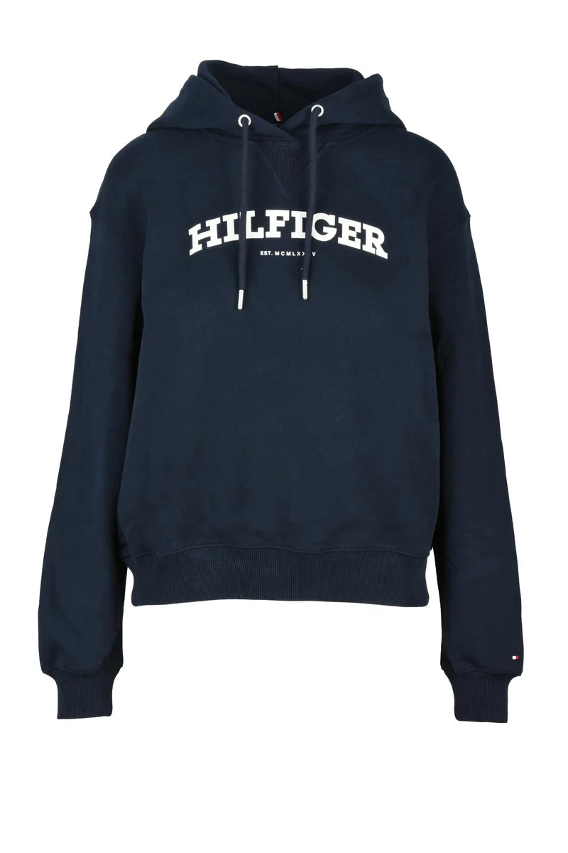 Tommy Hilfiger Felpa Cappuccio - Blu Notte
