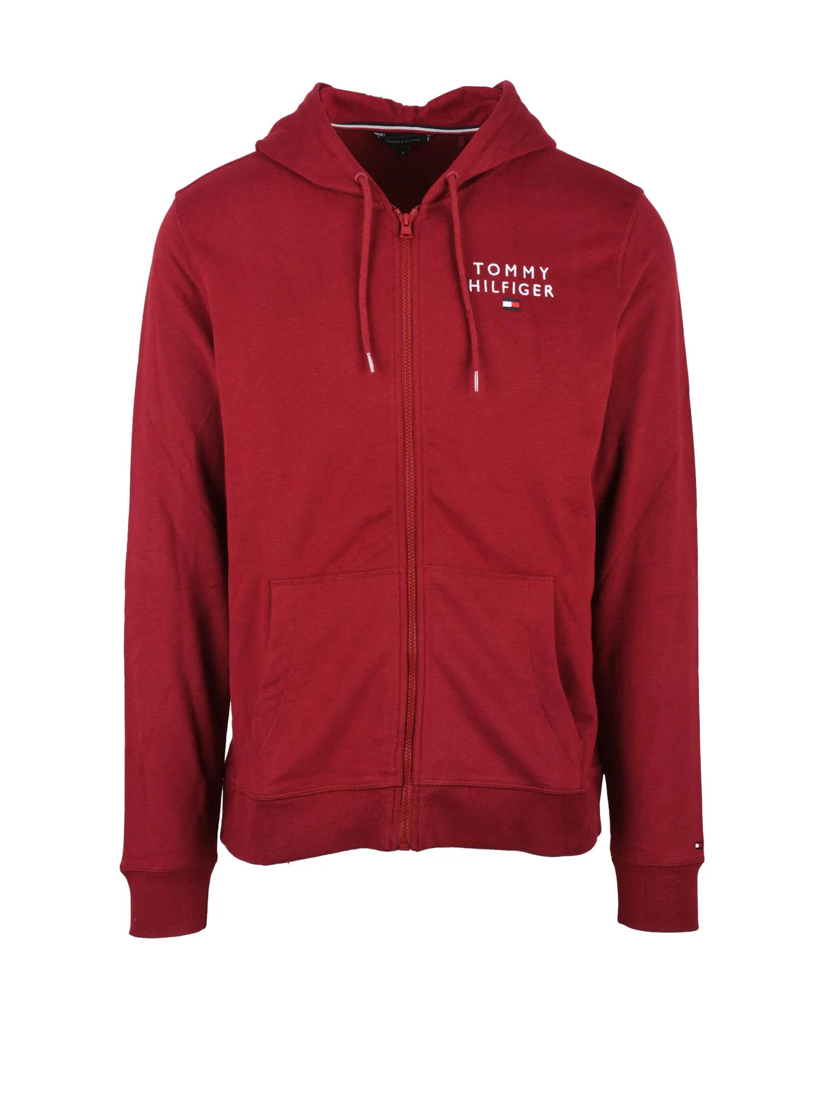 Tommy Hilfiger Felpa con Cappuccio - Rosso