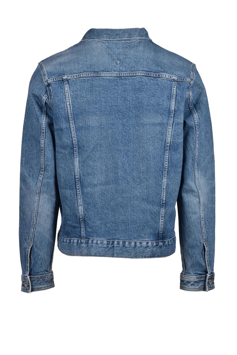 Tommy Hilfiger Giubbotto Denim Uomo - Celeste