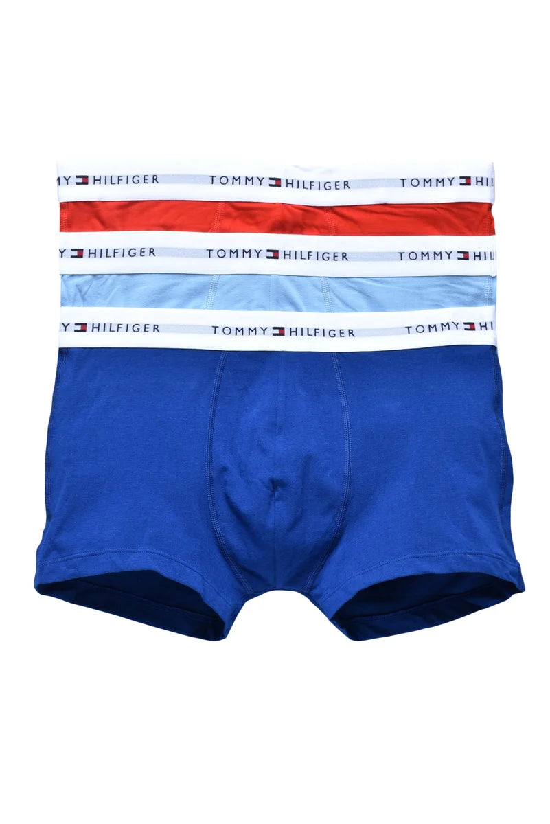 Tommy Hilfiger Men's Boxer Set 3-Pack - Red/Blue