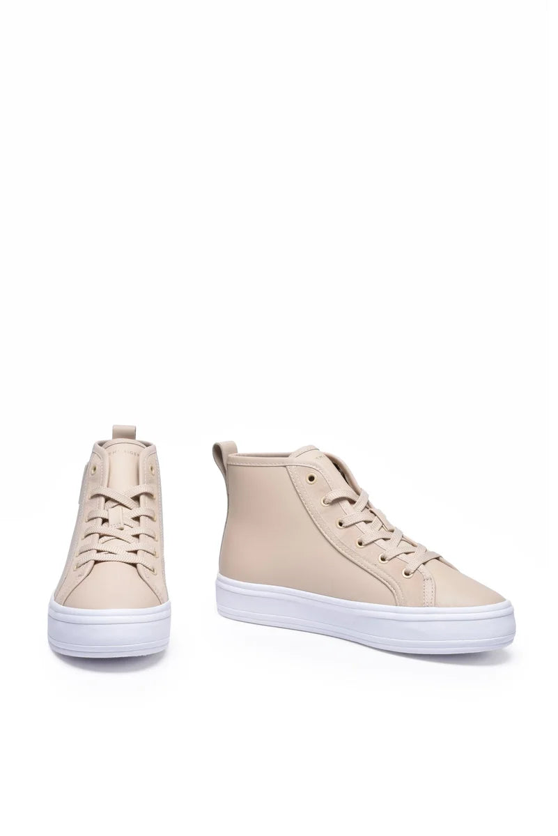 Tommy Hilfiger Sporty Lux Vulc Sneakers Donna - Beige