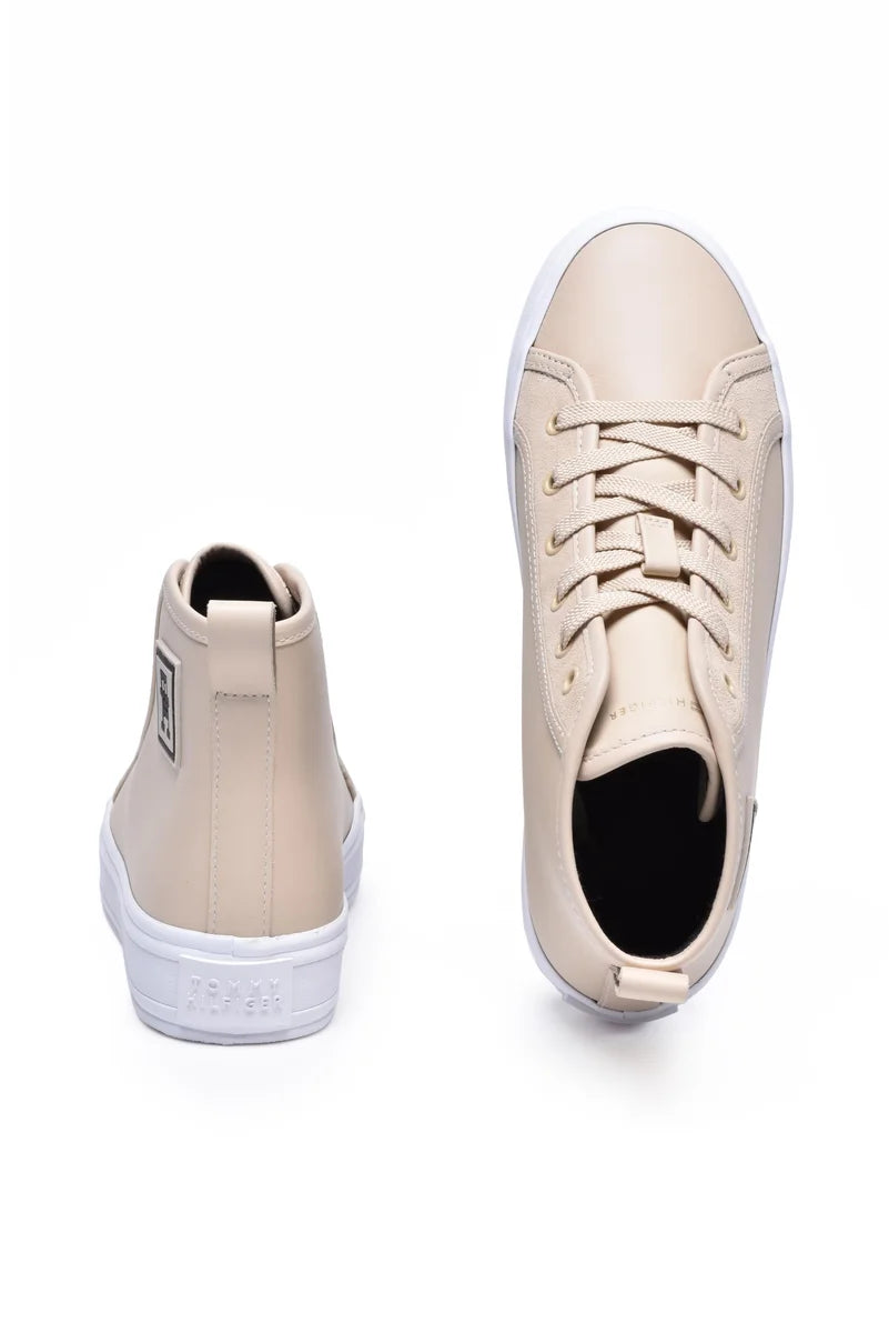 Tommy Hilfiger Sporty Lux Vulc Sneakers Donna - Beige