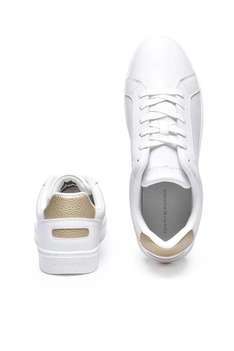 Tommy Hilfiger Sneakers Essential Cupsol - Bianco/Oro