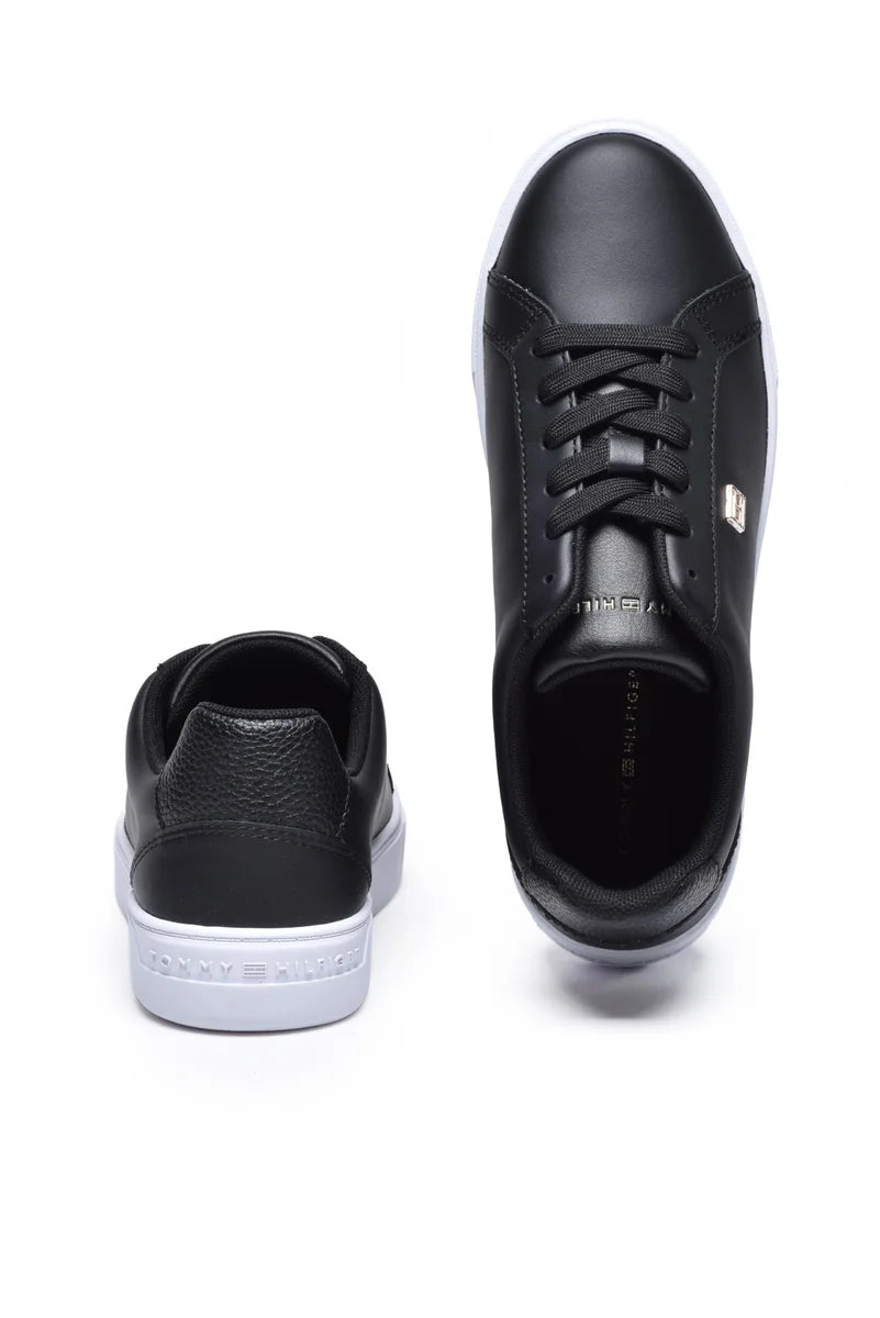 Tommy Hilfiger Essential Court Sneakers Donna - Nero