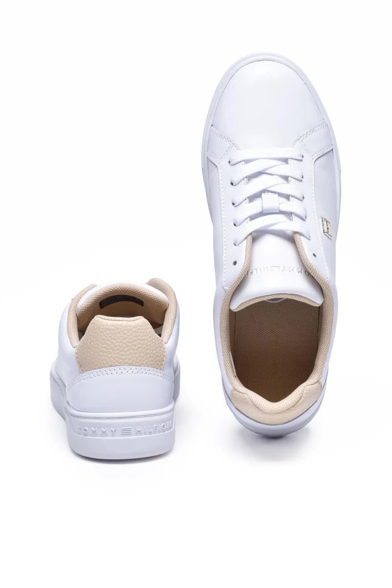 Tommy Hilfiger Sneakers Donna Essential Court - Bianco