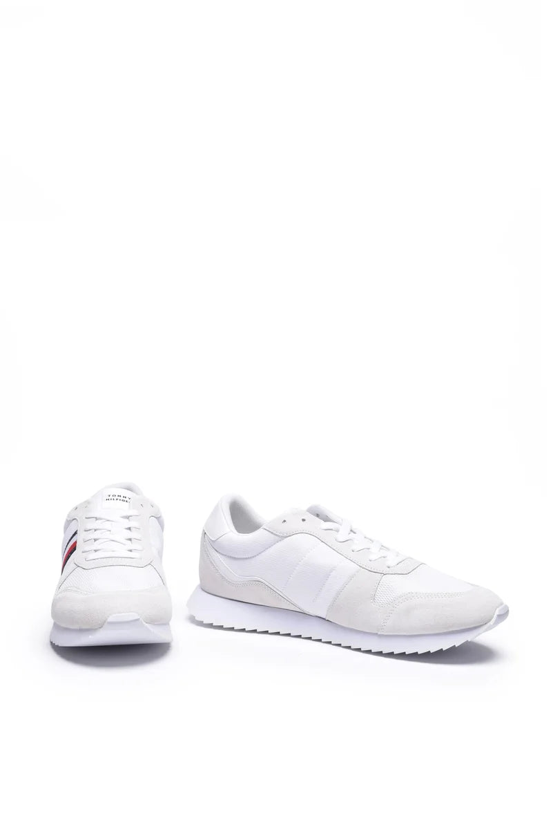 Tommy Hilfiger Runner Evo Sneakers Uomo - Bianco/Beige
