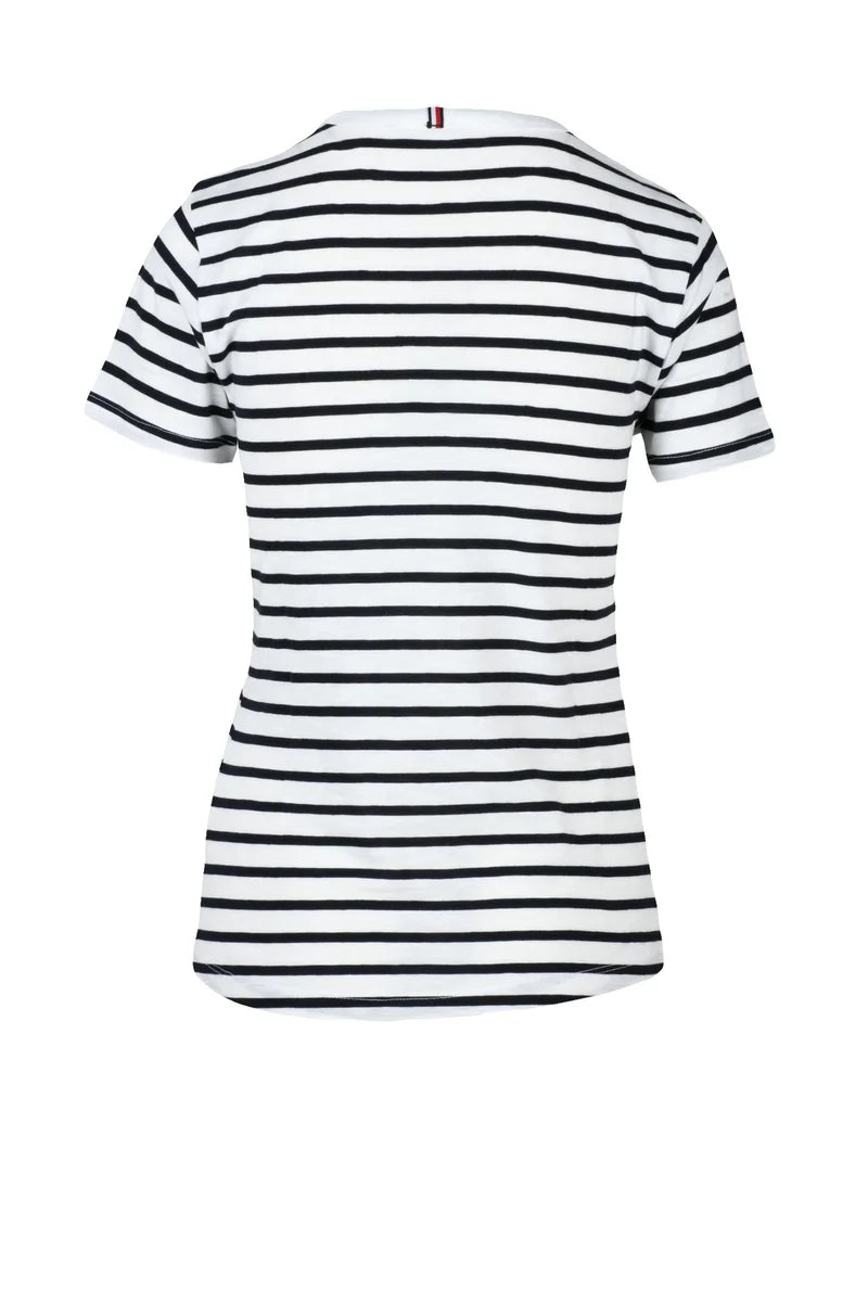 Tommy Hilfiger T-shirt Cotone - Bianco/Blu