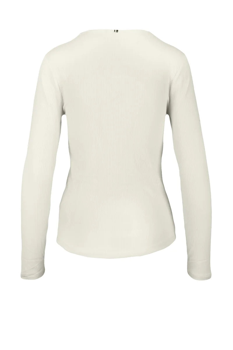 Tommy Hilfiger T-shirt Viscosa Stretch - Cream