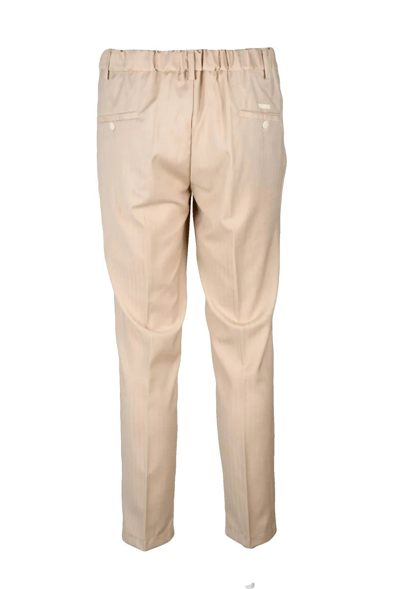 Ungaro Pantalone Classico Viscosa Stretch - Beige