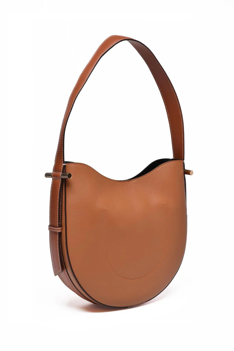 Victoria Beckham Borsa a Spalla Pelle - Marrone