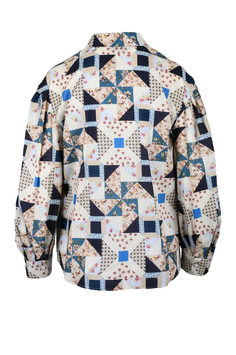 Weekend Max Mara Camicia Mescal - Beige/Blu