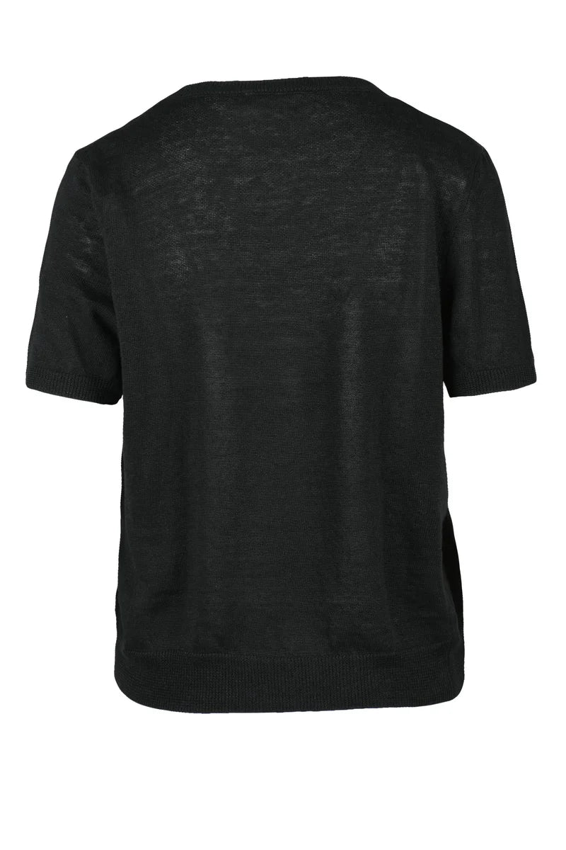 Weekend Max Mara Maglia in Lino - Nero