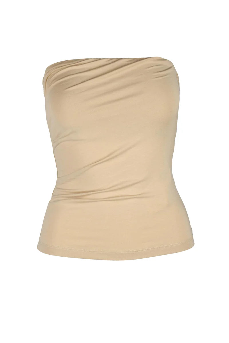 Weekend Max Mara Top in Lycra ed Elastan - Beige