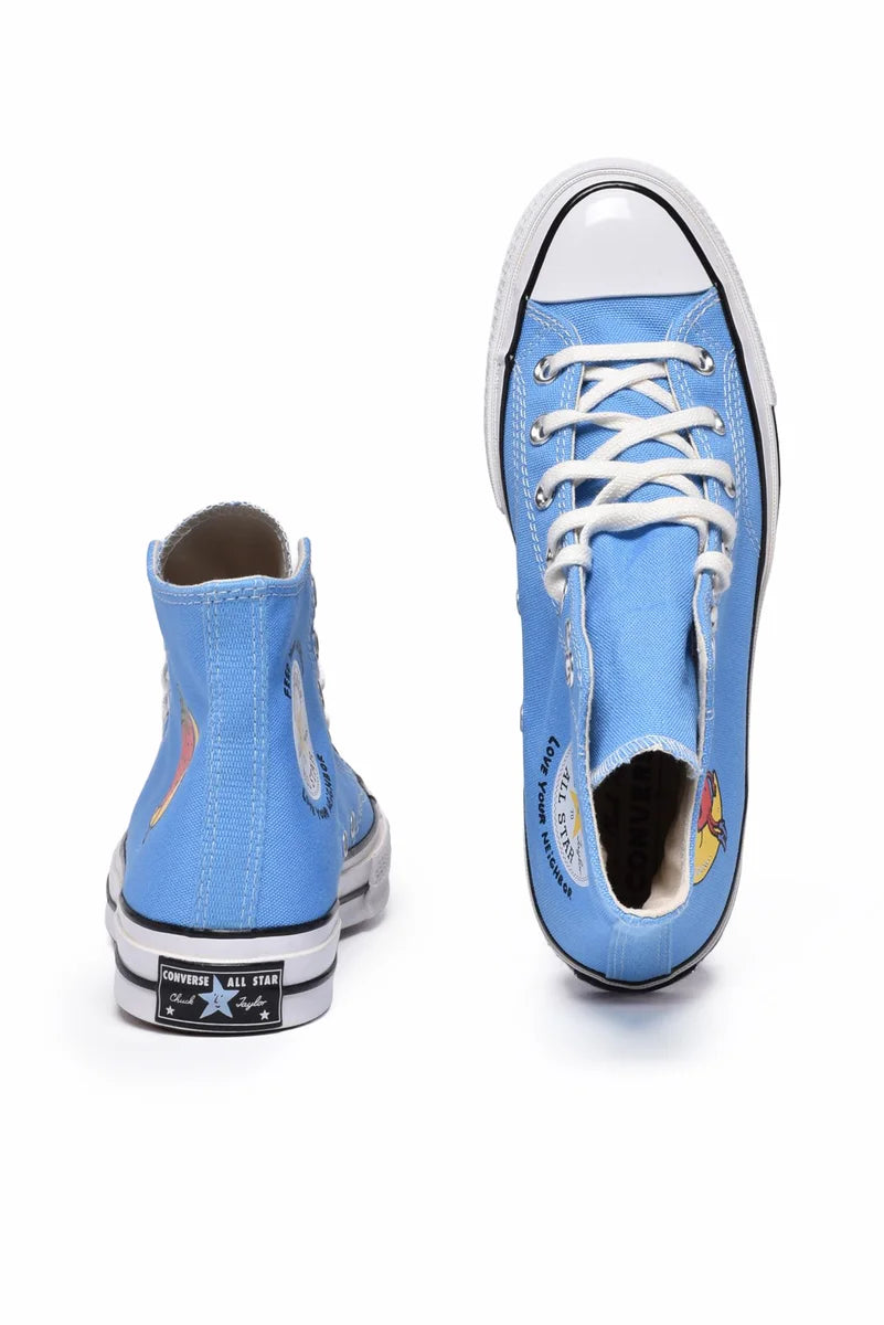 Converse X Sky High Farm Chuck 70 Tela - Azzurro