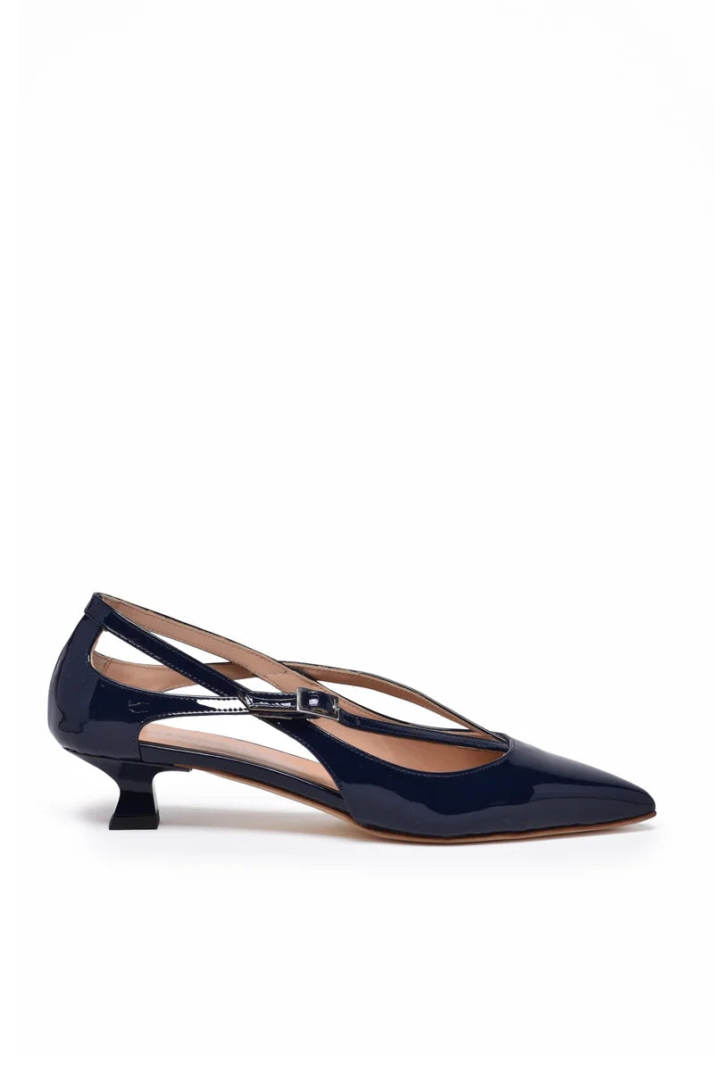 Isabelle Paris Décolleté Vernice - Blu