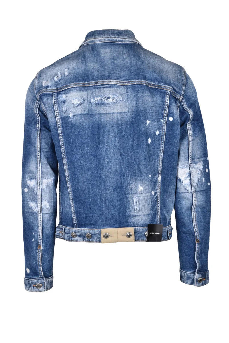 Dsquared2 Giubbotto in Denim - Blu