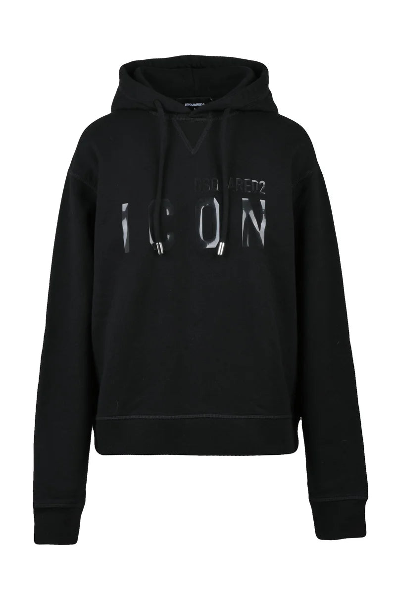 Dsquared2 Felpa con Cappuccio - Nero