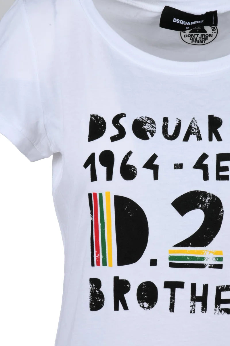 Dsquared2 T-shirt Cotone - Bianco