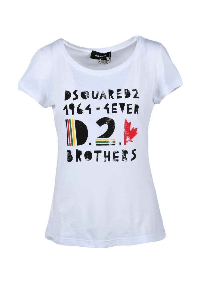 Dsquared2 T-shirt Cotone - Bianco