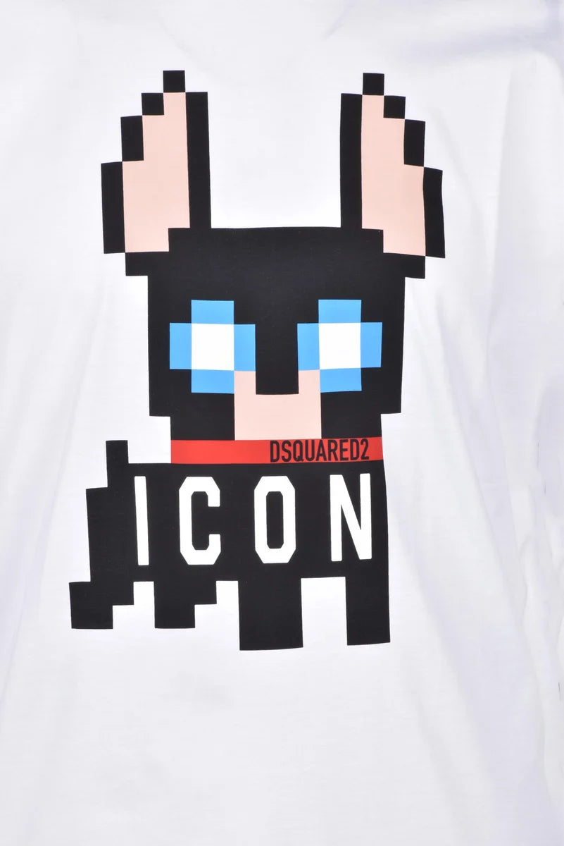 Dsquared2 T-shirt Cotone - Bianco