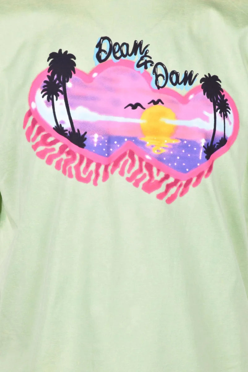 Dsquared2 T-shirt Cotone Pistacchio