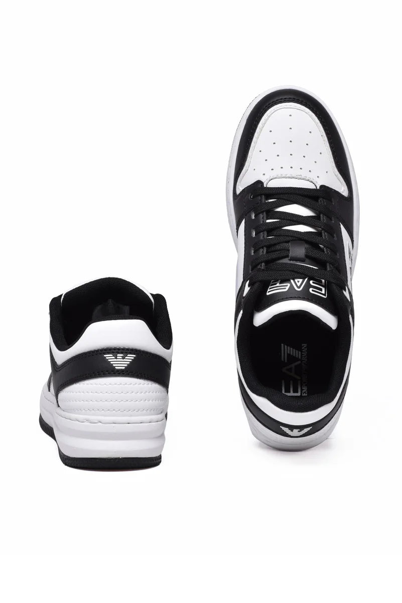 EA7 Emporio Armani Sneakers Poliestere Gomma - Nero/Bianco