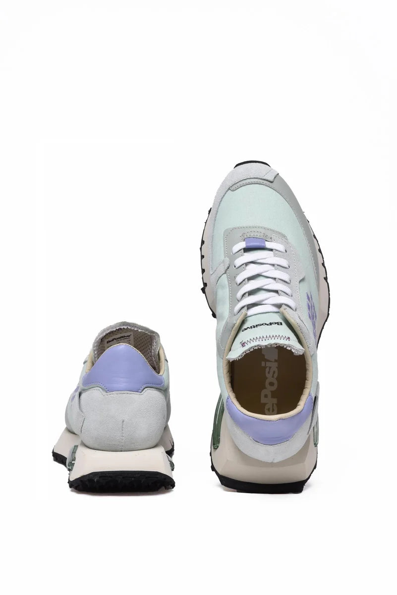 Be Positive Sneakers Leather/Polyester Aquamarine