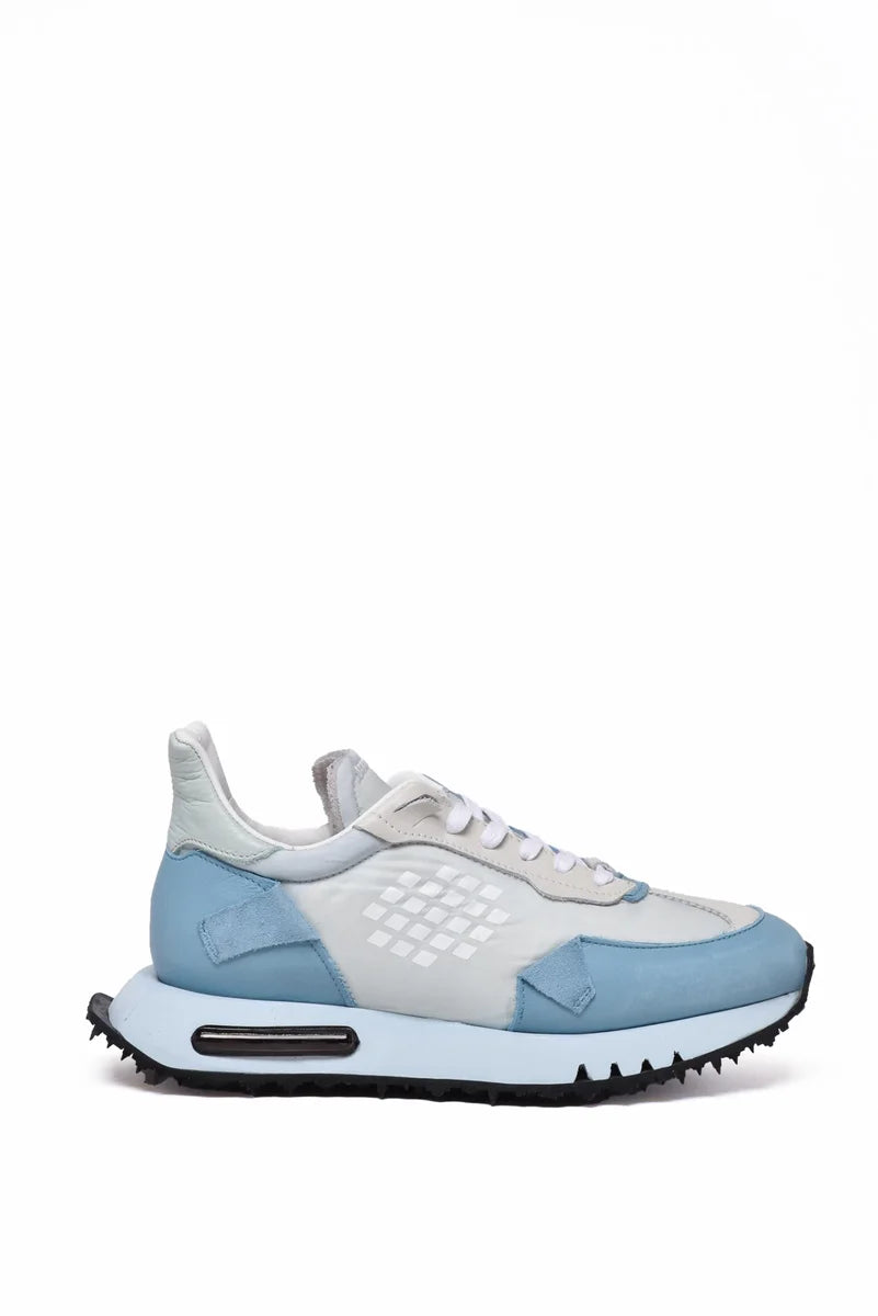 Be Positive Sneakers Pelle/Poliestere Celeste