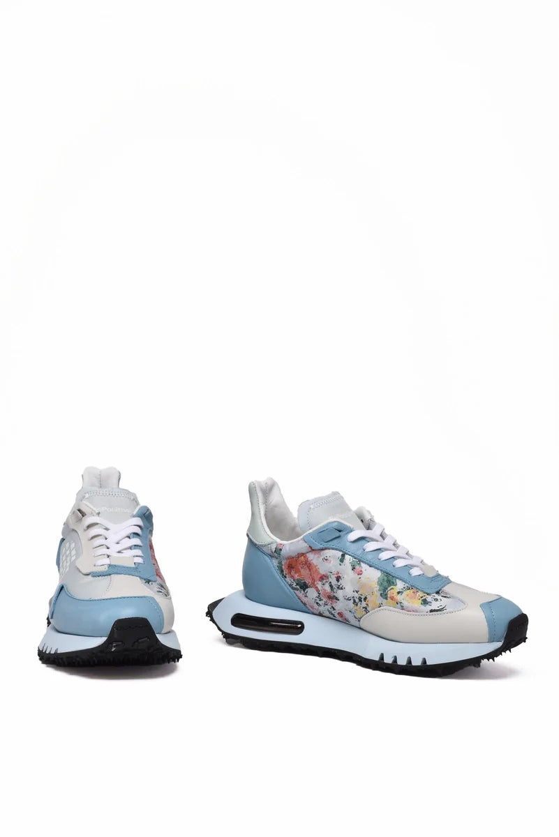 Be Positive Sneakers Pelle/Poliestere Celeste