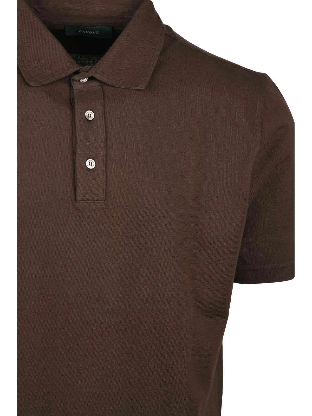 Zanone Polo in Cotone - Marrone