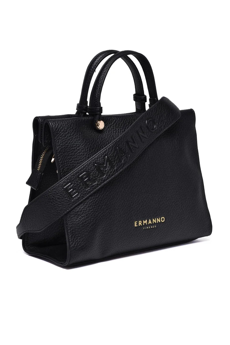 Ermanno Firenze Tote Petra Borsa a Mano - Nero