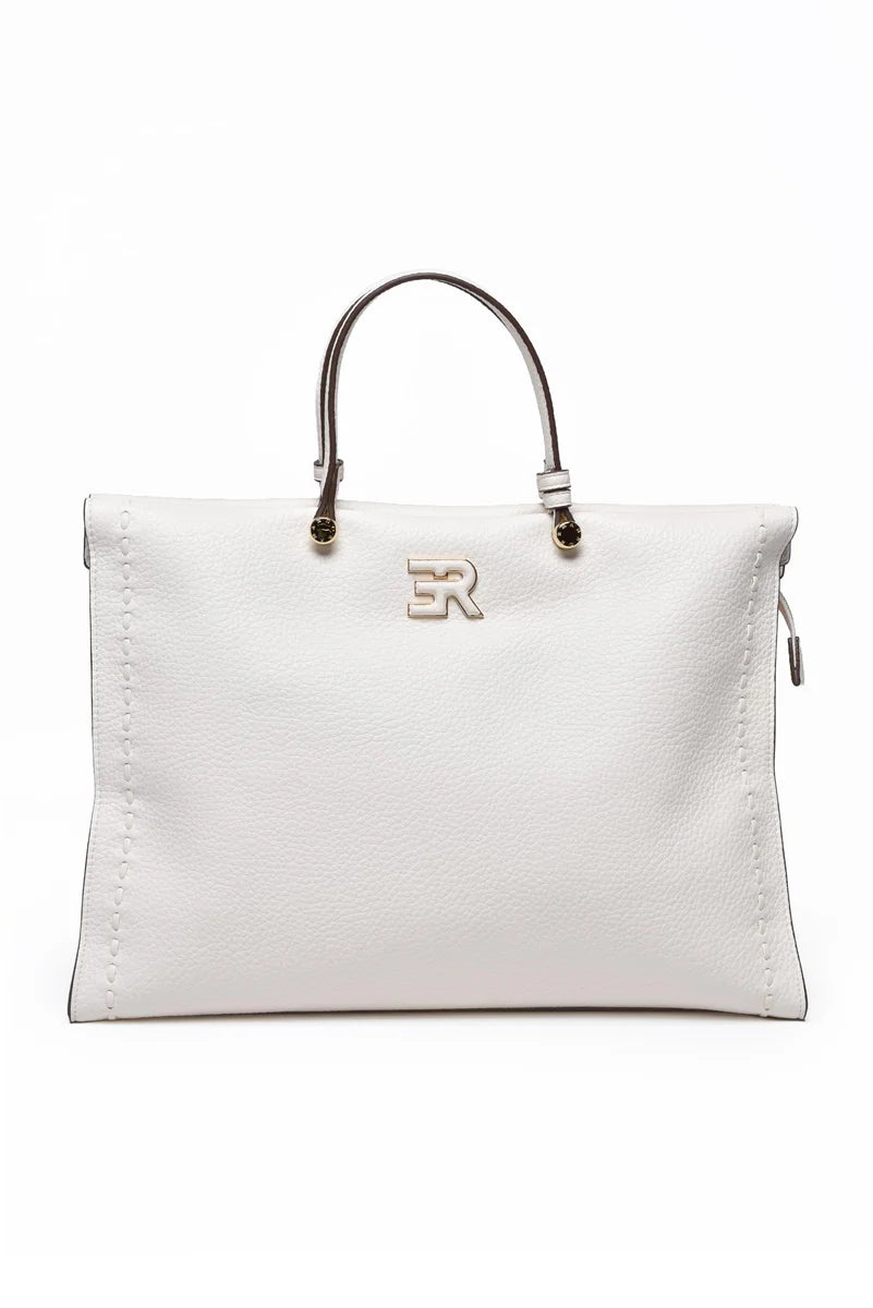 Ermanno Firenze Petra Tote - White