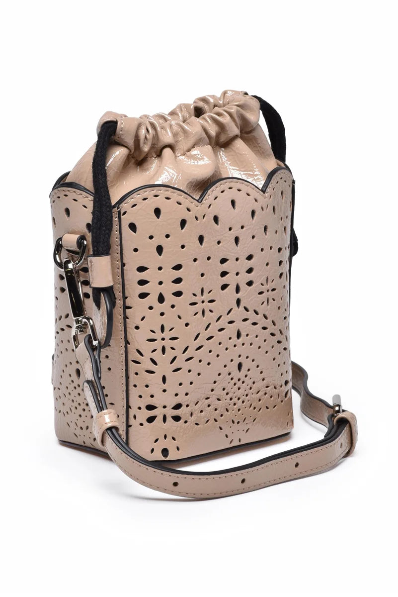 Ermanno Firenze Bucket Bag Terra Naplac - Beige
