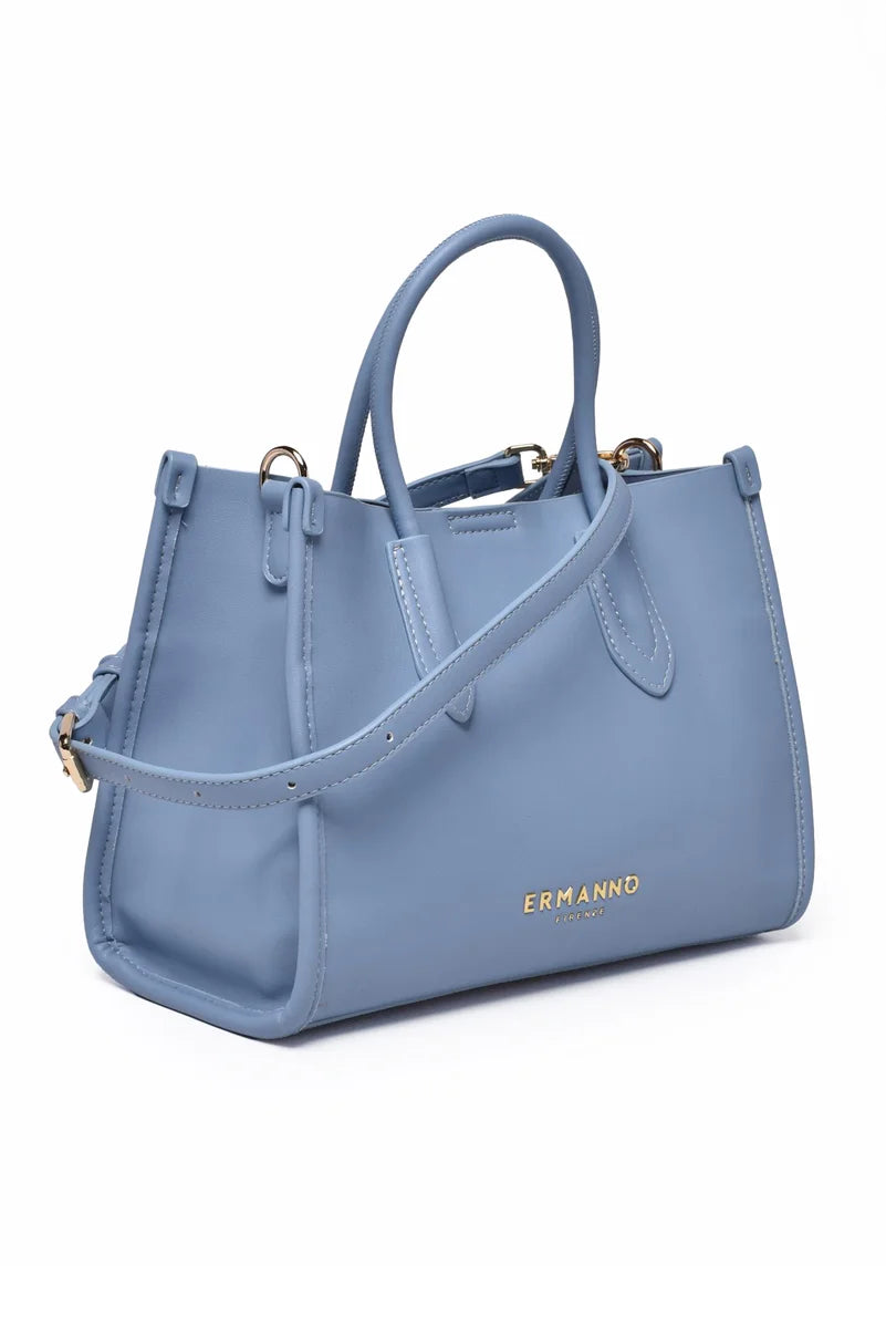 Ermanno Firenze Tote Tiny Medium - Celeste