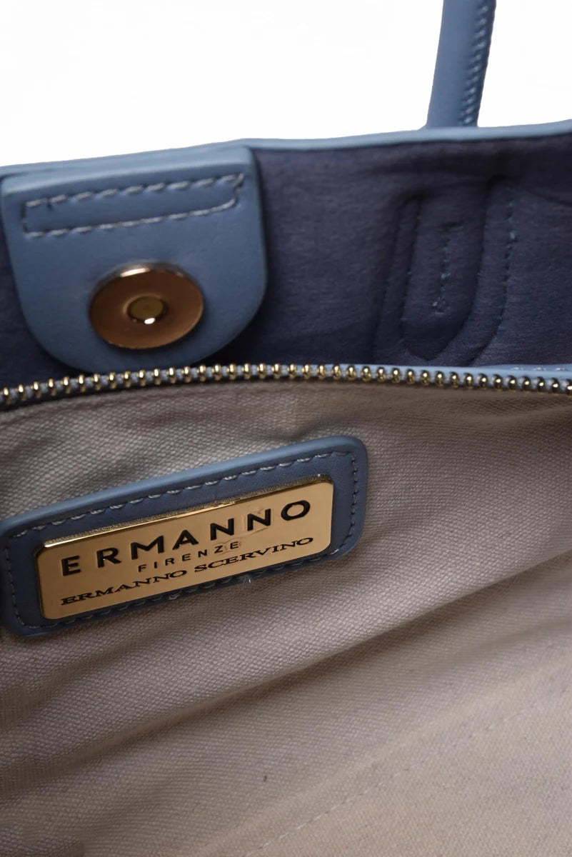Ermanno Firenze Tote Tiny Medium - Celeste