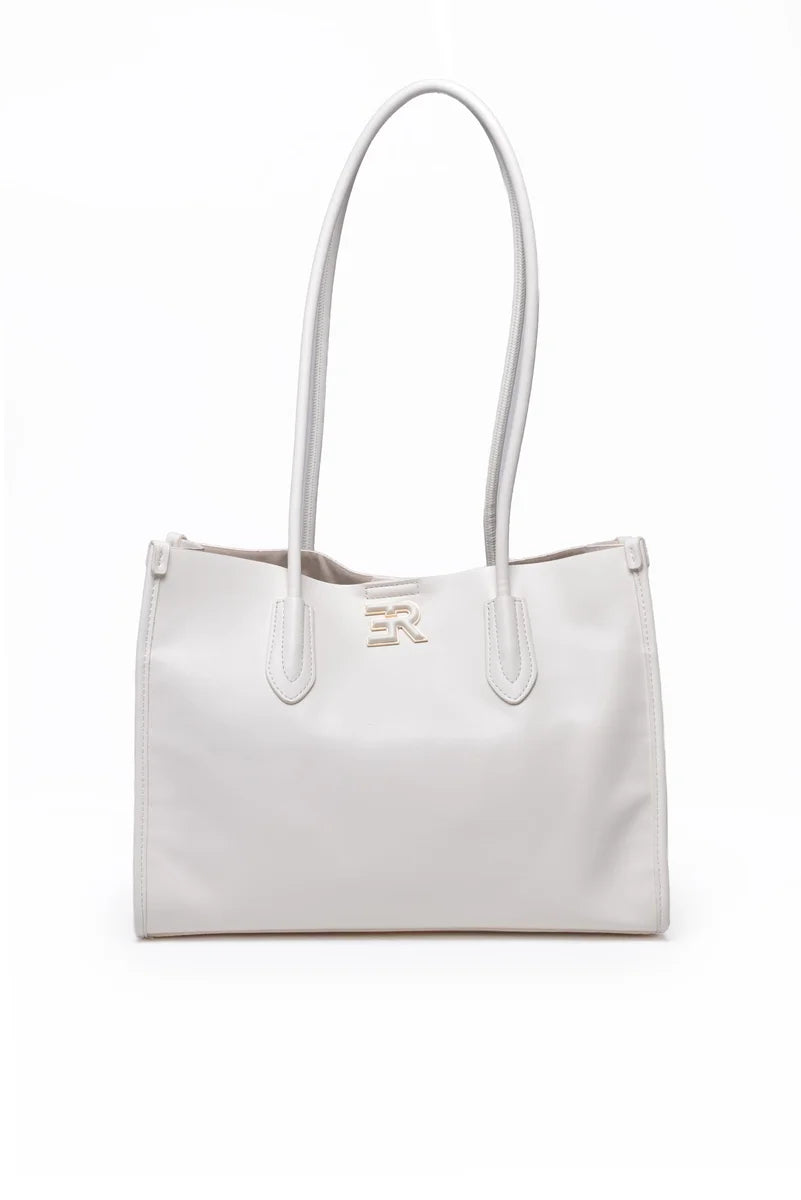 Ermanno Firenze Borsa a Spalla Tote Tiny - Bianco