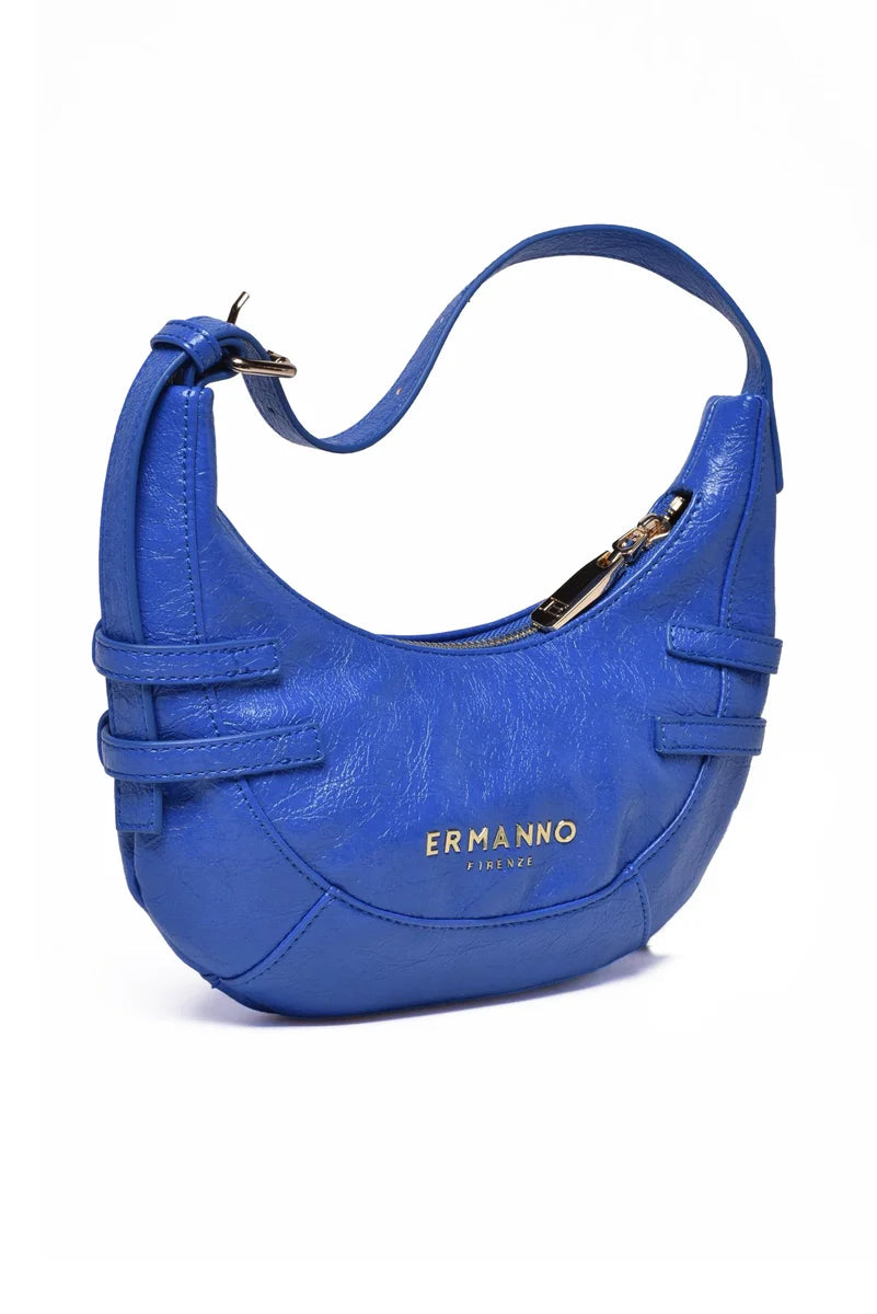Ermanno Firenze Borsa a Spalla Hobo Teal - Blu