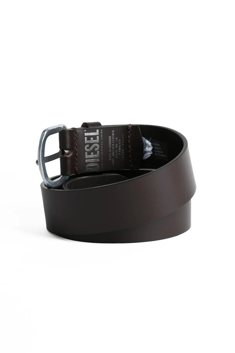 Diesel Leather Belt - Brown