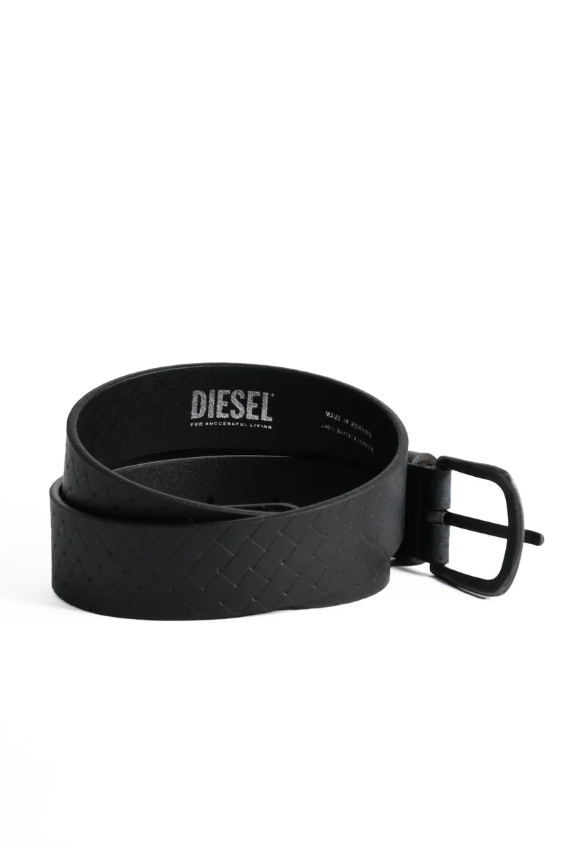 Diesel Cintura Pelle - Nero