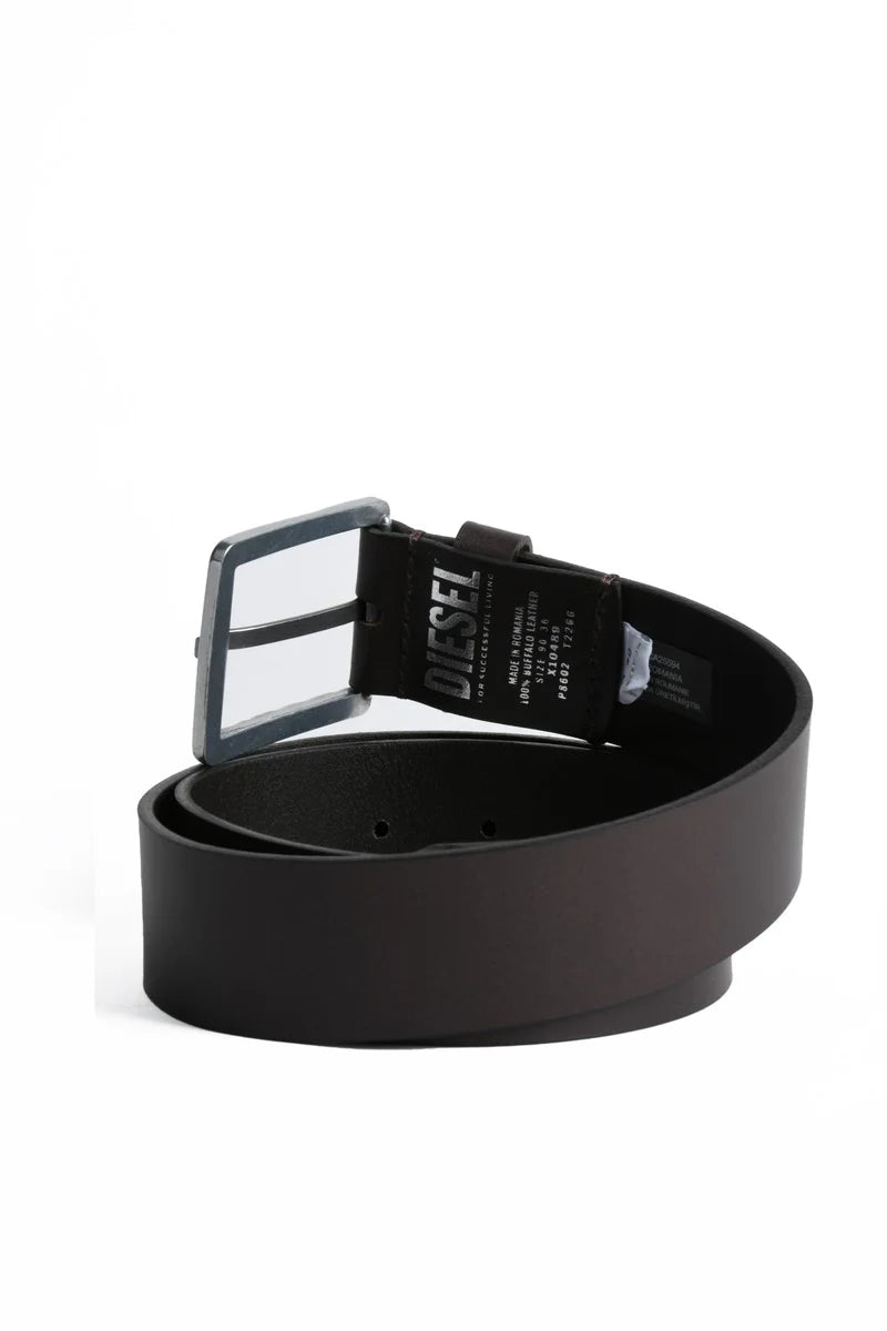 Diesel Cintura Pelle - Marrone