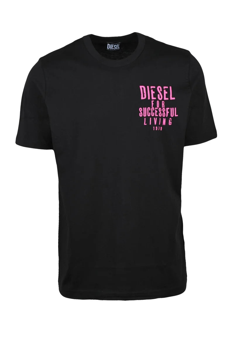 Diesel T-shirt Girocollo - Azzurro