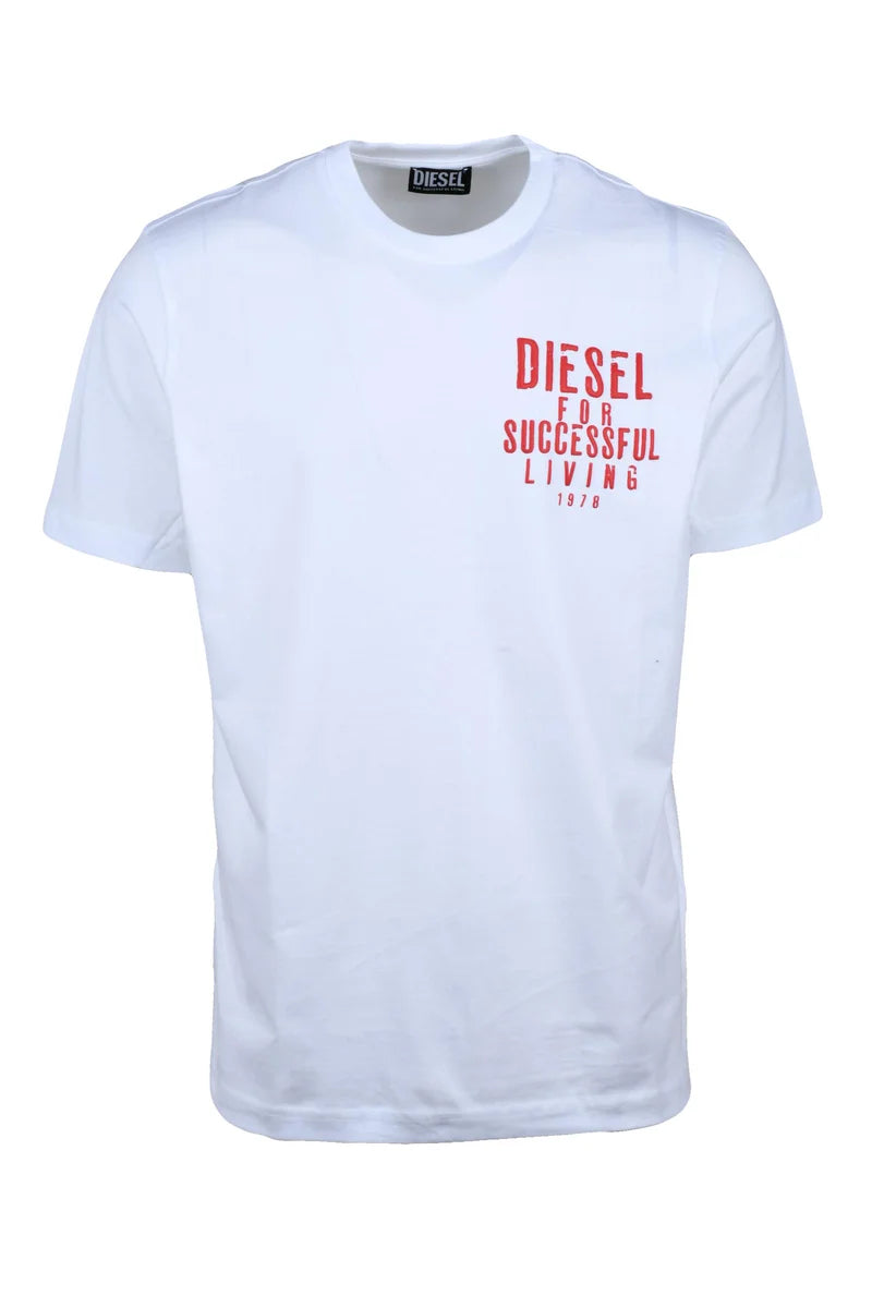Diesel T-shirt Girocollo - Bianco